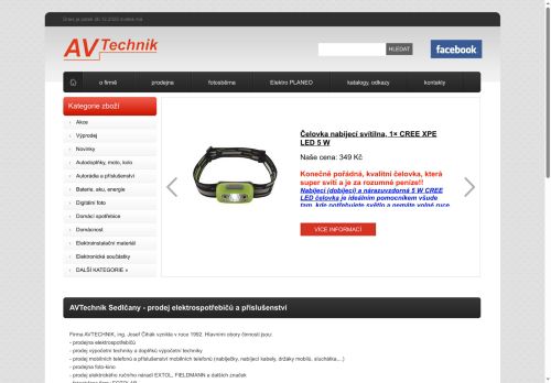 Zobrazit webové stránky AV TECHNIK, ing. Josef Čihák