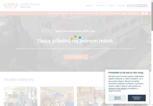 Zobrazit webové stránky Městská knihovna Sedlčany