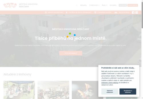 Zobrazit webové stránky Městská knihovna Sedlčany