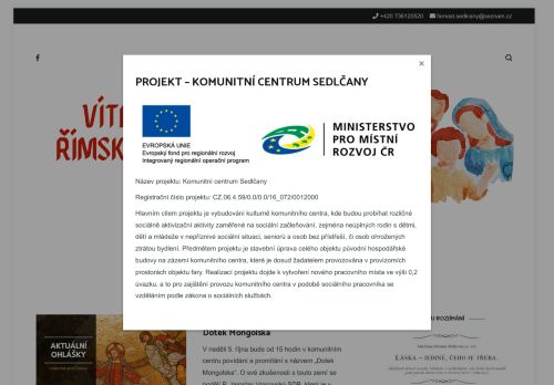 Zobrazit webové stránky Římskokatolická farnost Sedlčany