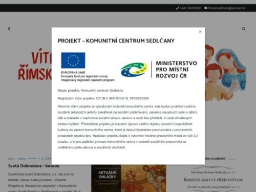 Římskokatolická farnost Sedlčany