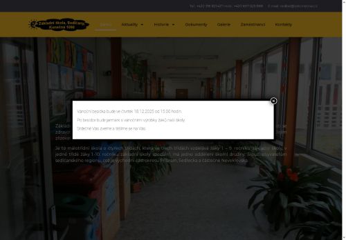 Zobrazit webové stránky Základní škola Sedlčany, Konečná 1090