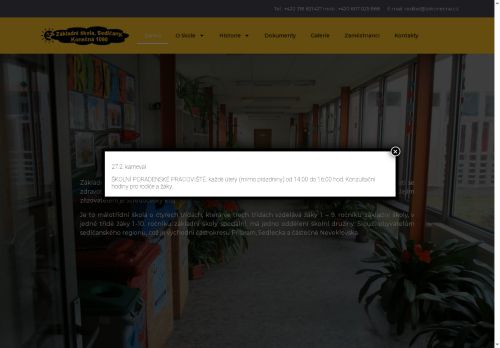 Základní škola, Sedlčany, Konečná 1090 nabízí práci na pozici Školnice v obci Sedlčany