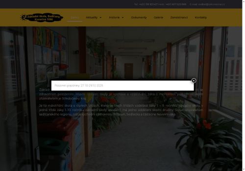 Zobrazit webové stránky Základní škola Sedlčany, Konečná 1090