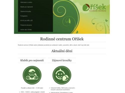 Rodinné centrum Oříšek z.s.