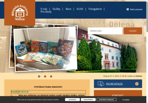 Zobrazit webové stránky Knihovna Votice