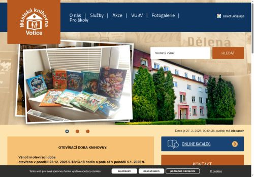 Zobrazit webové stránky Knihovna Votice