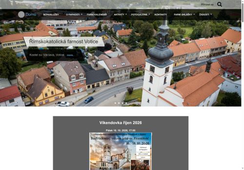 Zobrazit webové stránky Římskokatolická farnost Votice