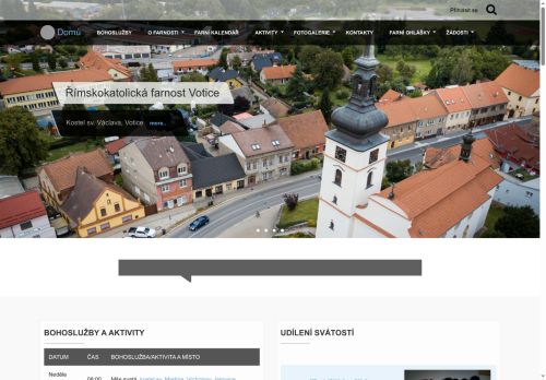 Zobrazit webové stránky Římskokatolická farnost Votice