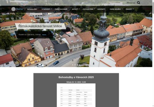 Zobrazit webové stránky Římskokatolická farnost Votice