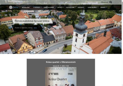 Zobrazit webové stránky Římskokatolická farnost Votice