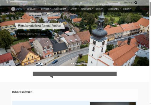 Zobrazit webové stránky Římskokatolická farnost Votice