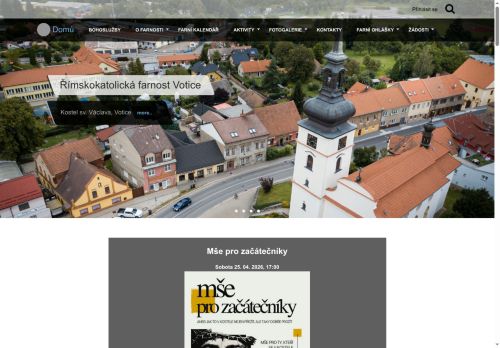 Zobrazit webové stránky Římskokatolická farnost Votice