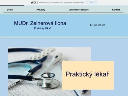 Praktický lékař pro dospělé - MUDr. Ilona Zelnerová
