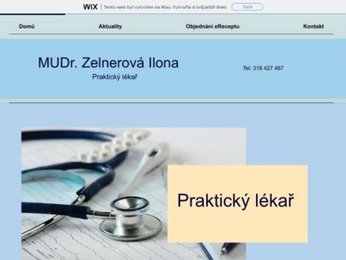Praktický lékař pro dospělé - MUDr. Ilona Zelnerová