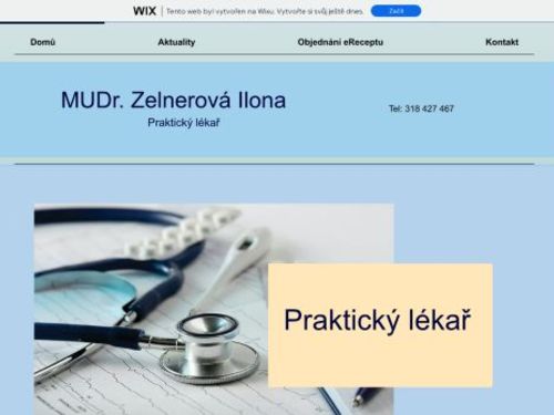 Praktický lékař pro dospělé - MUDr. Ilona Zelnerová