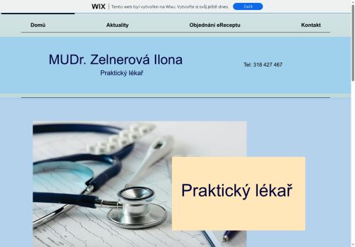 Zobrazit webové stránky Praktický lékař pro dospělé - MUDr. Ilona Zelnerová