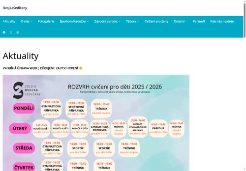 Zobrazit webové stránky Aerobik Studio Dvojka