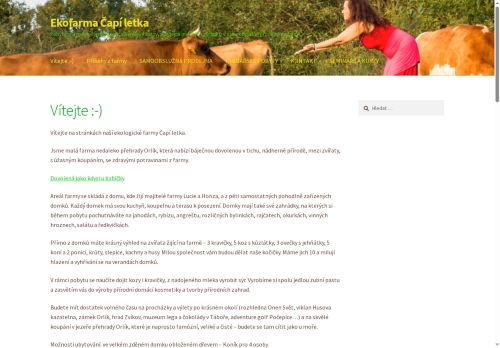 Zobrazit webové stránky Farma Čapí Letka