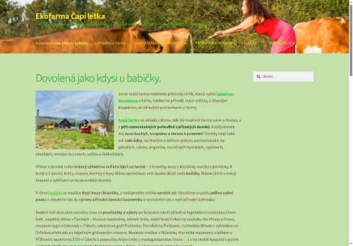 Zobrazit webové stránky Farma Čapí Letka