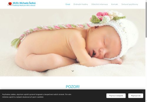 Zobrazit webové stránky Praktický lékař pro děti a dorost - MUDr. Michaela Šedivá