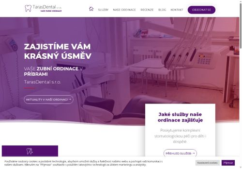 Zobrazit webové stránky Zubní ordinace TarasDental s.r.o. - Dr. Taras Ishkov