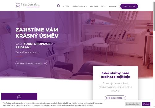 Zobrazit webové stránky Zubní ordinace TarasDental s.r.o. - Dr. Taras Ishkov