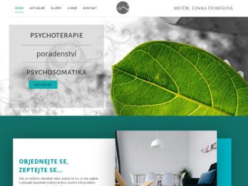 Psychoterapie Příbram - MUDr. Lenka Dobešová