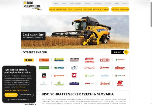 BISO ERNTETECHNIK s.r.o. nabízí práci na pozici SERVISNÍ MECHANIK ZEMĚDĚLSKÝCH STROJŮ M/Ž v obci Sedlec
