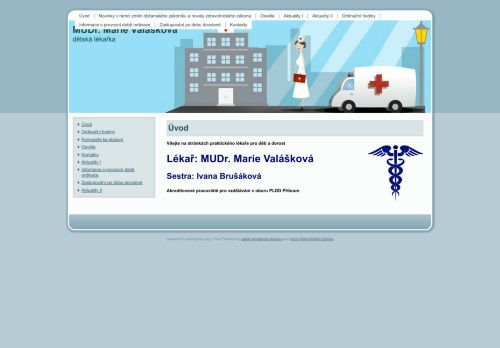 Zobrazit webové stránky Praktický lékař pro děti a dorost - MUDr. Marie Valášková