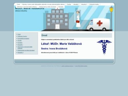 Praktický lékař pro děti a dorost - MUDr. Marie Valášková