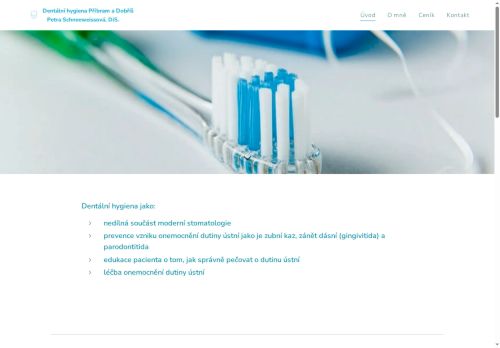 Zobrazit webové stránky Dentální hygiena - Petra Schneeweissová, DiS.