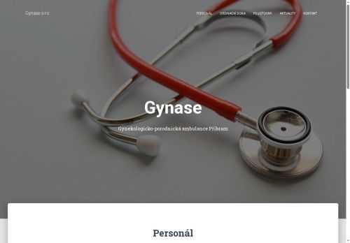 Zobrazit webové stránky Gynekologicko-porodnická ambulance Gynase - MUDr. Martin Doležal, MUDr. Eva Svobodová