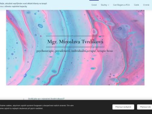 Psychoterapeutické poradenství - Mgr. Miroslava Tvrdíková