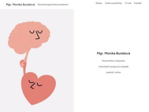 Psychoterapeutické poradenství - Mgr. Monika Burešová