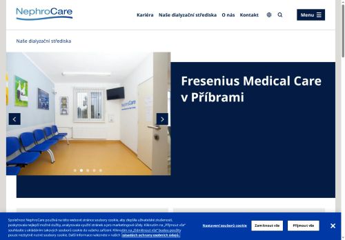 Zobrazit webové stránky Nefrologická ambulance Fresenius Medical Care
