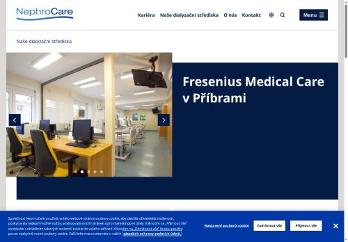Zobrazit webové stránky Nefrologická ambulance Fresenius Medical Care