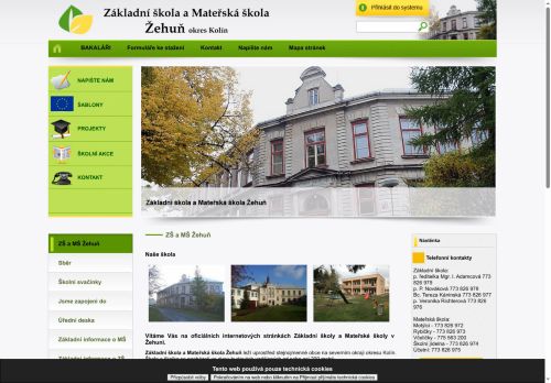 Základní škola a Mateřská škola Žehuň, okres Kolín nabízí práci na pozici Kuchař/ka v obci Žehuň