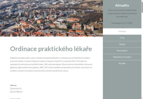 Zobrazit webové stránky Praktický lékař pro dospělé - MUDr. Stanislav Holiček