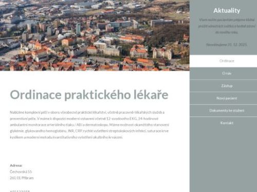 Praktický lékař pro dospělé - MUDr. Stanislav Holiček