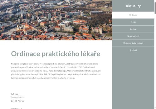 Zobrazit webové stránky Praktický lékař pro dospělé - MUDr. Stanislav Holiček