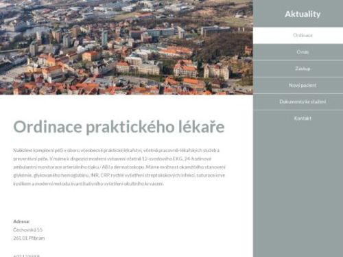 Praktický lékař pro dospělé - MUDr. Stanislav Holiček