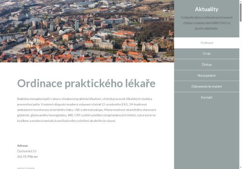 Zobrazit webové stránky Praktický lékař pro dospělé - MUDr. Stanislav Holiček