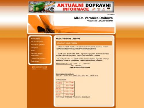 Praktický lékař pro dospělé - MUDr. Veronika Drábová