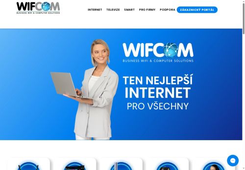 Webové stránky WIFCOM a.s., Heřmaničky
