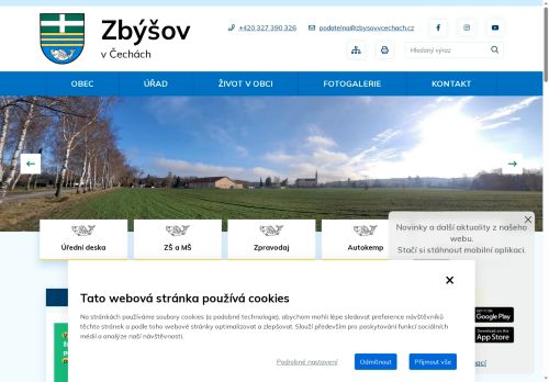 Zobrazit webové stránky Obecní úřad Zbýšov