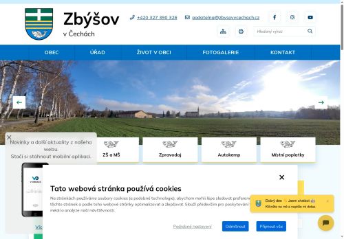 Zobrazit webové stránky Obecní úřad Zbýšov