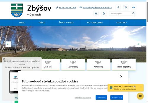 Zobrazit webové stránky Obecní úřad Zbýšov