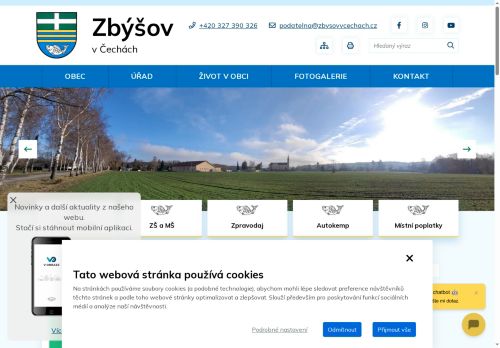 Zobrazit webové stránky Obecní úřad Zbýšov