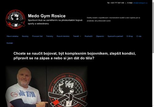 Zobrazit webové stránky Medo gym Rosice